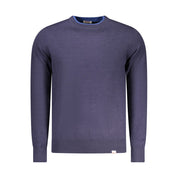 Blue Polyester Men's Sweater