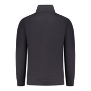 Blue Cotton Men Sweatshirt