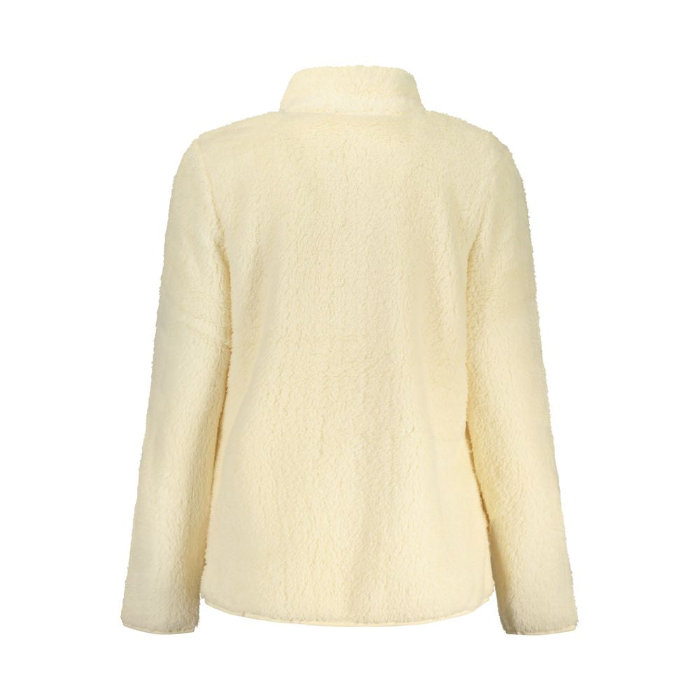 Beige Polyester Women Sweatshirt