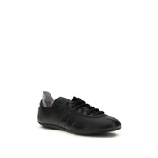 Black Calf Leather Bos Taurus Athletic Sneakers