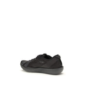 Black Polyamide Athletic Sneakers