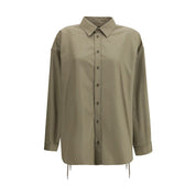 Beige Cotton Dress Shirt
