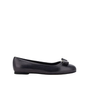 Black Calfskin Ballet Flats