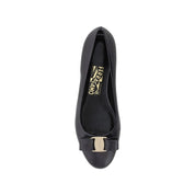 Black Calfskin Ballet Flats