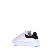 White Calf Leather Bos Taurus Platform Sneakers