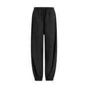 Black Polyester Joggers (Workout Pants)