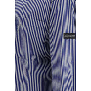 Blue Cotton Pattern Shirt