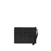 Black Calf Leather Bos Taurus Clutch Bag
