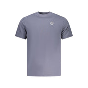 Blue Cotton Men's T-Shirt