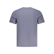 Blue Cotton Men's T-Shirt