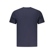 Blue Cotton Men's T-Shirt