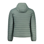 Verde Poliestere Men Jacket