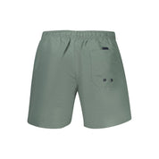 Verde Polyester Men's Swim Boxer