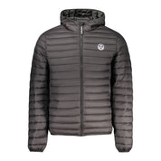 Nero Poliammide Uomo Giaccone