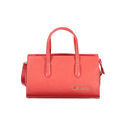 Rosso Poliuretano Women Handbag