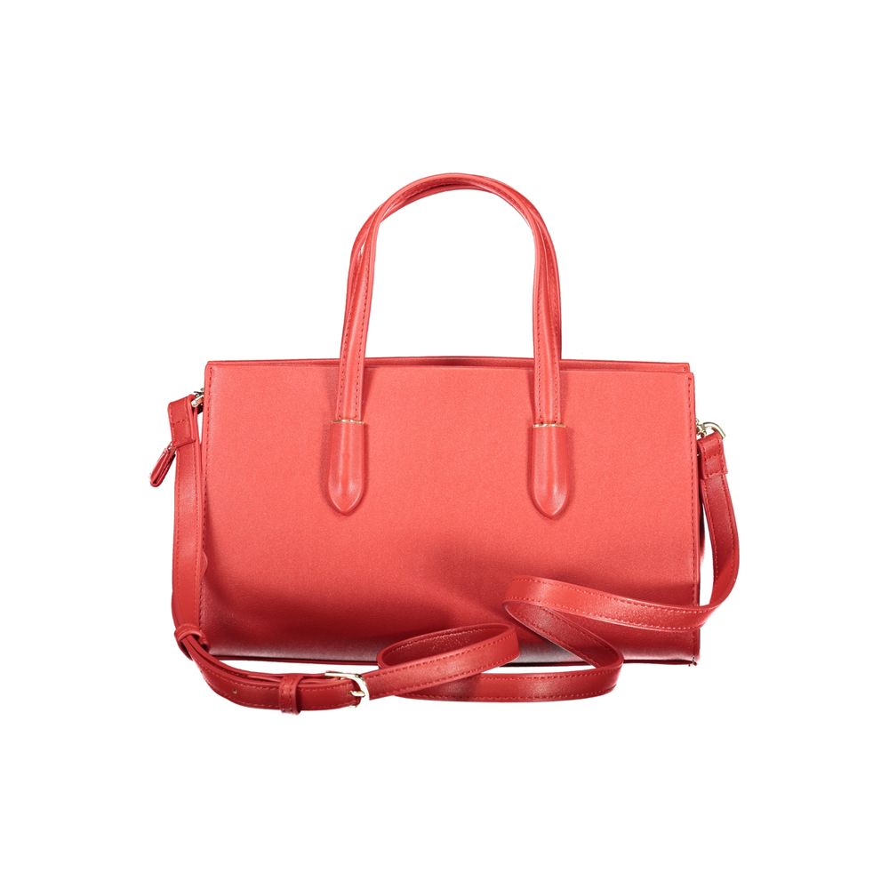 Rosso Poliuretano Women Handbag