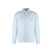 Blue Cotton Dress Shirt