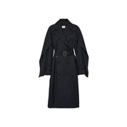 Black Polyester Coat