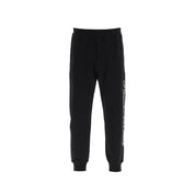 Black Cotton Athletic Pants