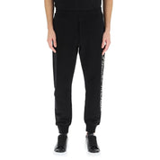 Black Cotton Athletic Pants