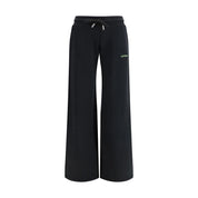 Black Cotton Casual Pants