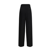 Black Cotton Dress Pants