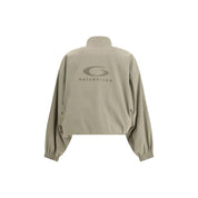 Beige Polyester Shell Jacket