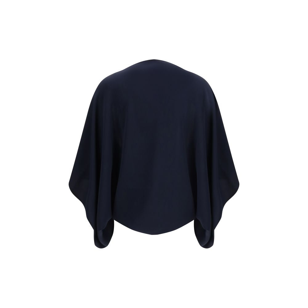 Blue Polyester Sweatshirt