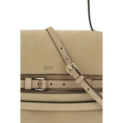 Beige Calf Leather Bos Taurus Handbag