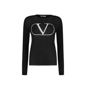 Black Virgin Wool Sweatshirt