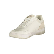 White Polyurethane Men's Sneaker
