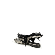 Multicolor Calf Leather Bos Taurus Ballet Flats