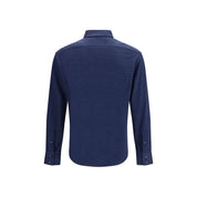 Blue Linen Dress Shirt