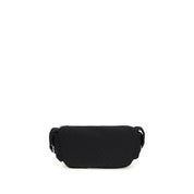 Black Polyester Shoulder Bag