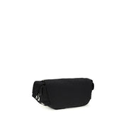 Black Polyester Shoulder Bag