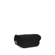 Black Polyester Shoulder Bag