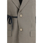 Multicolor Lyocell Coat