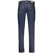Blue Cotton Men's Slim Tapered Jeans