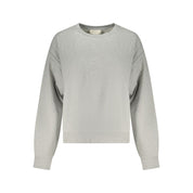Grigio Cotton Women Sweatshirt