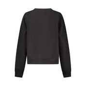 Black Organic Cotton Women Sweatshirt