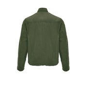 Green Polyester Coat