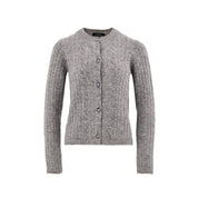 Gray Wool Cardigan