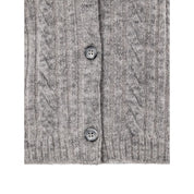 Gray Wool Cardigan