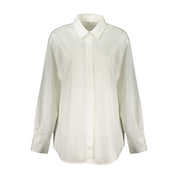 Bianco Cotton Women Shirt