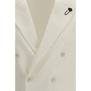 White Cotton Blazer