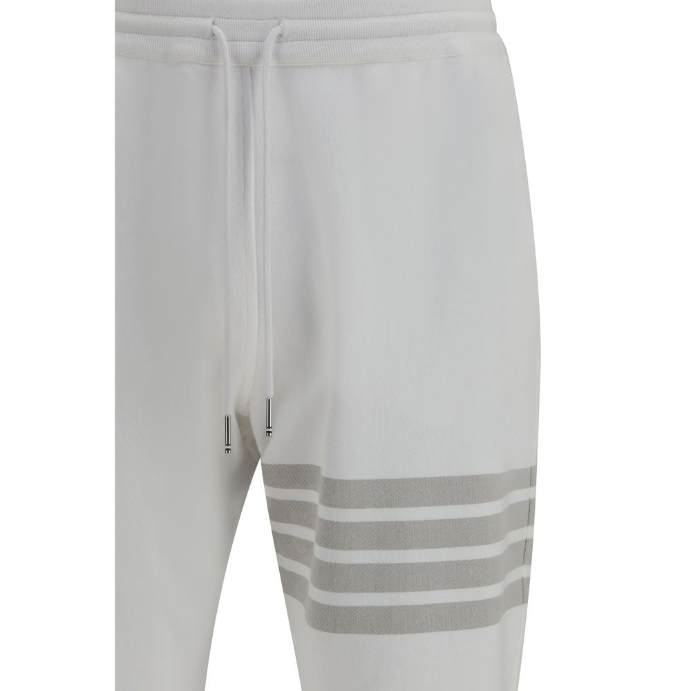 White Cotton Joggers (Workout Pants)