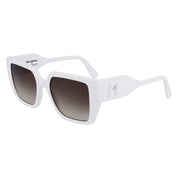 White Injected Sunglasses