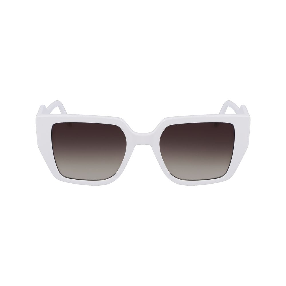 White Injected Sunglasses