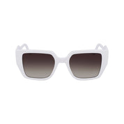 White Injected Sunglasses