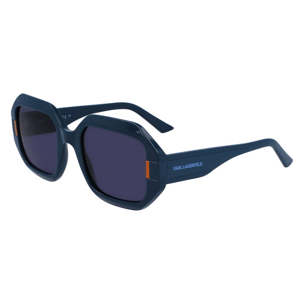 Blue Injected Sunglasses